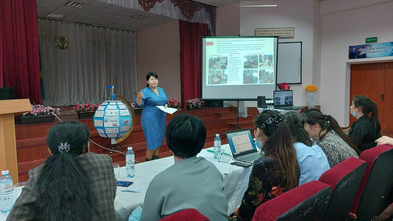 «Үштерек орта мектебі» КММ директордың әдістемелік ісі жөніндегі орынбасары Бахтиярова Асем Рафиковна «Заманауи білім беру жүйесіндегі әдістемелік қызмет» атты аудандық педагогикалық оқу байқауында жүлделі II- орын иеленді.